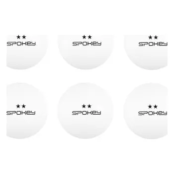 Pingpongový míček Spokey SKILLED-Pingpongové míčky 2*, 6 ks, bílé (5907640818741)
