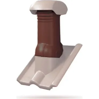 Bramac nástavec tašky odvětrání kanalizace tmavohnědý