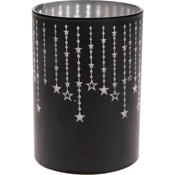 Dekorativní svítidlo Černá dekorace s LED světlem Dakls, výška 10 cm ID_1426861