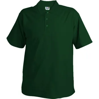 Pánská košile XFER 175 pánská polokošile pique - DOPRODEJ Barva: tmavě zelená, Velikost: S