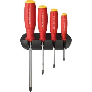 Šroubovák PB SWISS TOOLS Sada šroubováků křížových PB Swiss Tools 4 ks PH, v nástěnném držáku, PB 8242