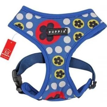 Postroj pro psa Puppia kšíry Blossom Harness A - modrá varianta XS