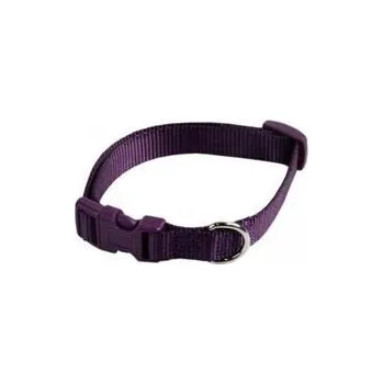 Obojek pro psa Papillon obojek střední jednobarevný 33 - 40 cm - fialový
