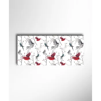 Malvis ® Obraz Jarní ptáčci ROZMĚR (šířka x výška): jednodílný obdélník 100x45 cm