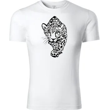 Fenomeno Dětské tričko Levhart - bílé Velikost: 110 cm/4 roky