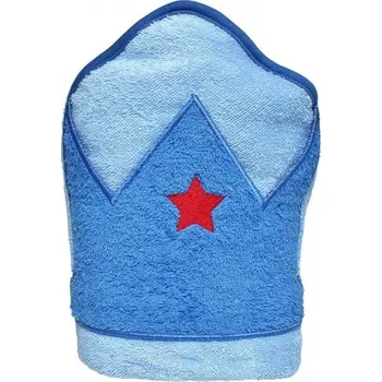 Playgro - Dětská osuška s kapucí modrá