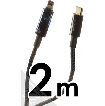 Datový kabel Baseus Explorer opletený USB-C / Apple Lightning 20W 2m kabel CATS000103