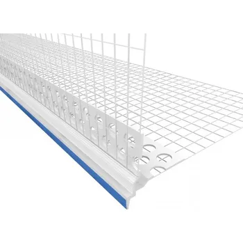 Stavební profil Rohová lišta PVC okapnička přiznaná VERTEX 2m
