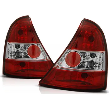 Zadní světlomet Tuning Tec Zadní světla RENAULT CLIO II 09.98-05.01 červeno-bílé