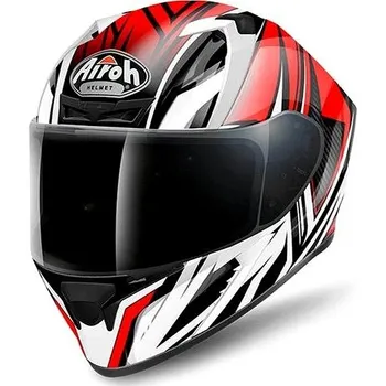 Helma na motorku AIROH VALOR CONQUER VACQ55 - integrální červená helma XS