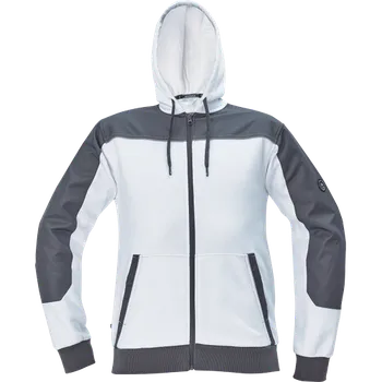 Pánská mikina ČERVA CREMORNE pánská mikina s kapucí Barva: bílá, Velikost: 4XL