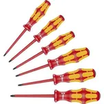WERA Sada šroubováků Kraftform Plus, 167 i/6 TORX, 6d., 1000V, Wera 05133356001