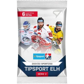Sběratelská karetní hra Hokejové karty Tipsport ELH 21/22 Retail balíček 2. série