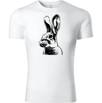 Fenomeno Dětské tričko Zajíc - bílé Velikost: 134 cm/ 8 let