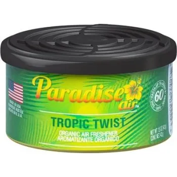 Vůně do auta Paradise Air Organic Air Freshener, vůně Tropický vánek