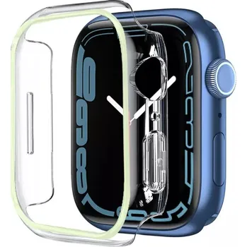 Příslušenství k chytrým hodinkám Ochranný rámeček pro Apple Watch - Svítící žlutý, 41 mm