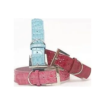 Obojek pro psa DOGUE Faux Croc obojek 32 cm varianta DOGUE Faux Croc obojek 32 cm - červený