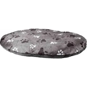 Pelíšek pro psa Trixie Oválný polštář GINO šedý s packami 50 x 35 cm