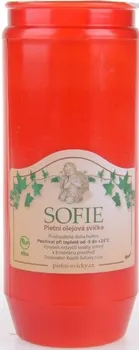 Smuteční dekorace Sofie Olejová svíčka 240 g 14 cm