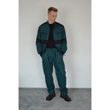 Pánské kalhoty PALIČKA s.r.o. MAREK kalhoty do pasu Barva: zeleno-černá, Velikost pánských oděvů: 60