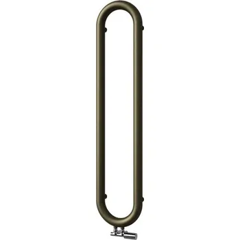 Radiátor Isan Coron koupelnový žebřík 1800/330, 302 W, středové připojení, DCVS18000330 Barva ISAN: Antracit - metalíza S02 (61)