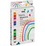 Fixy na textil KREUL Junior "M", 12 ks