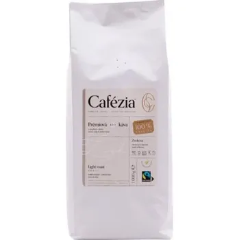 Káva Cafézia LIGHT ROAST zrnková jemně pražená BIO káva, 1000 g