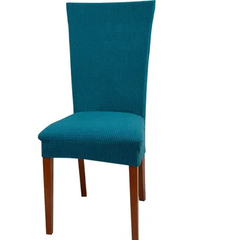 Univerzální elastický potah na židli manšestr petrolejový Potah na židli Univerzální elastický potah na židli manšestr petrolejový