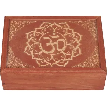 Šperkovnice Šperkovnice dřevěná 17 x 12 cm Om