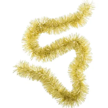 Vánoční dekorace Zlatá vánoční girlanda Casa Selección ID_1444089