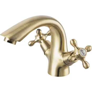 Vodovodní baterie F-Design Lacrima, umyvadlová baterie, retro bronzová, FD1-LRA-2-66