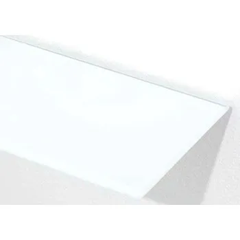 Koupelnový nábytek Amirro Cover White Skleněná polička 60x12 cm, bílá, 100-029