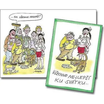 Dárková krabička Přání do obálky k svátku A5 - Akordshop