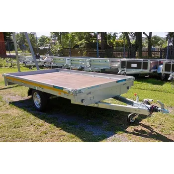 Přívěs k motorovému vozidlu Eduard Přívěs 3116 Valník B10cm 750kg 72cm s nájezdy