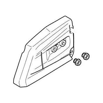 Matice STIHL Šestihranná matice s nákružkem M 10 krytu řetězky pro MS 881