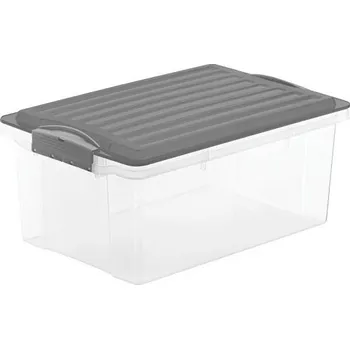 Úložný box ROTHO úložný box COMPACT 13L - šedá