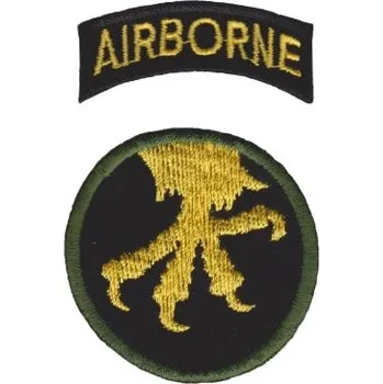 Nášivka NAVYS Nášivka 17th Airborne Division pařát barevná E-13