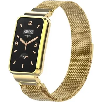 Ostatní příslušenství k chytrým hodinkám eses Milánský tah pro Xiaomi Smart Band 7 Pro - Zlatý