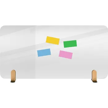Psací stůl Legamaster Průhledná stolní dělící přepážka 60 x 120 cm samostojící LEG-7209721