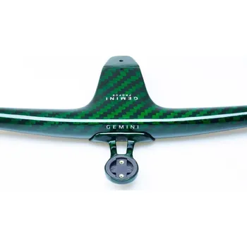 Silniční kolo 182g karbonové kombo GEMINI Pröpus 12K ZELENÉ Carbon lesklé