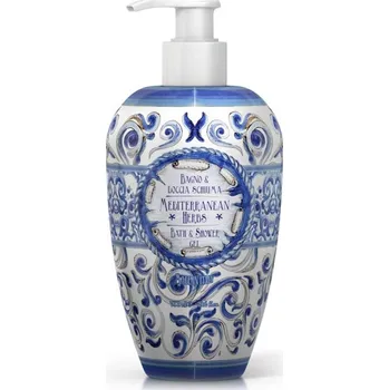 Sprchový gel Rudy Profumi Rudy Profumi MAIOLICHE Sprchový gel/pěna s vůní MEDITERRANEAN HERBS - 700 ml CP-3310