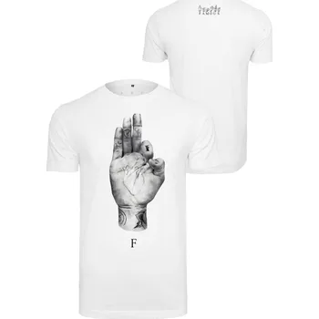 Triko Famous FMS Sign - bílé, XS