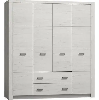 Šatní skříň Skříň I-18 INDIANAPOLIS kraft bílý 178 cm