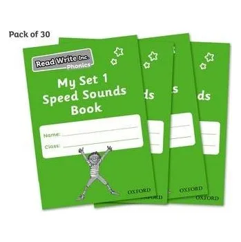 Cizí jazyk Read Write Inc. Phonics: My Set 1 Speed Sounds Book (Pack of 30) - Miskin, Ruth