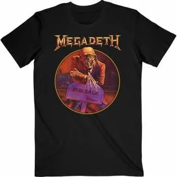 Pánské tričko Merch Megadeth: Tričko Peace Sells… Track List M