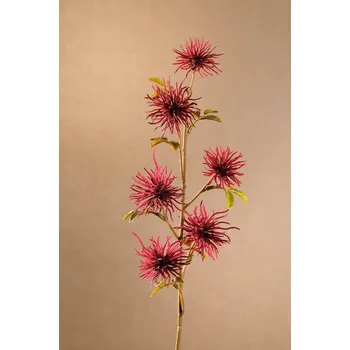 umělá květina Paramit DRY MINI XANTHIUM Aranžovací květina červená 53 cm