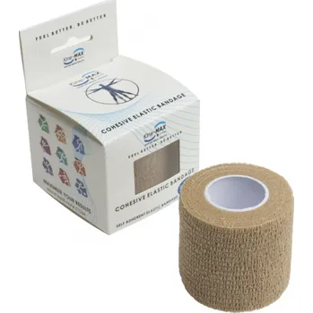 Zdraví KINEMAX COHESIVE ELASTIC BANDAGE 5 cm tělové