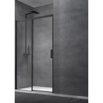 Posuv. dveře 117x195,BB,bez mad., černý SATTEXDBB120CT