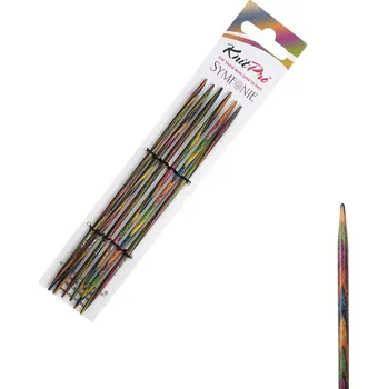 Jehlice KnitPro Symfonie ponožkové jehlice 15cm 3,25mm (KnitPro Symfonie Double Pointed Needles 15cm 3,25mm)