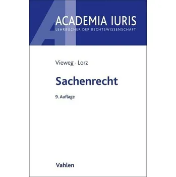 Sachenrecht - Vieweg, Klaus [DE] (2021, Měkká, Vahlen Franz GmbH)